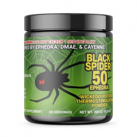 Black Spider 50 eph polvere 300g - PRE WORKOUT