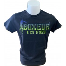 T-Shirt BXE-2772E Colore BLACK/LIME FLUO - BOXEUR DES RUES